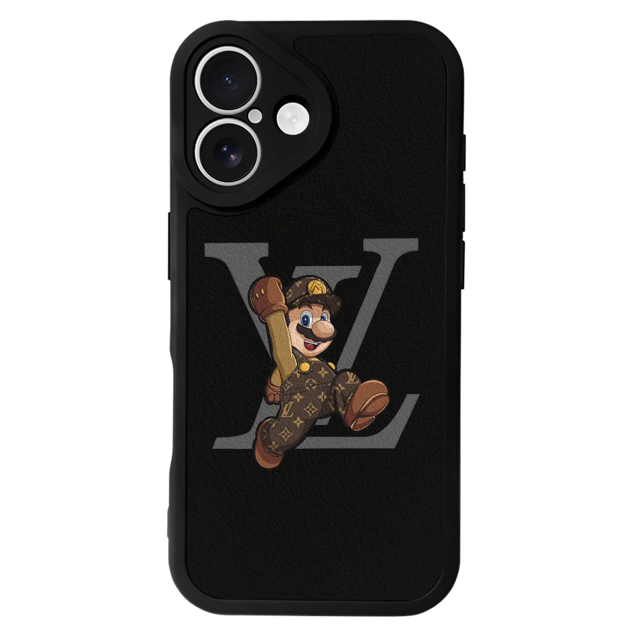 マリオ グッズ マリオ - IPhone 16シリーズ対応 ・ シリコンスマホケース ・ レザー調 ・ 高精度フィット ・ 耐衝撃 ・ ワイヤレス充電対応 ・ 精密カット